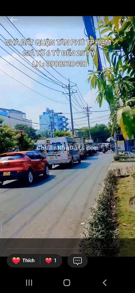 NHÀ Ở  KINH DOANH HAY LÀM V .PHÒNG C.TY - 90M VUÔNG 5 X 18 NHỈNH 10 TỶ