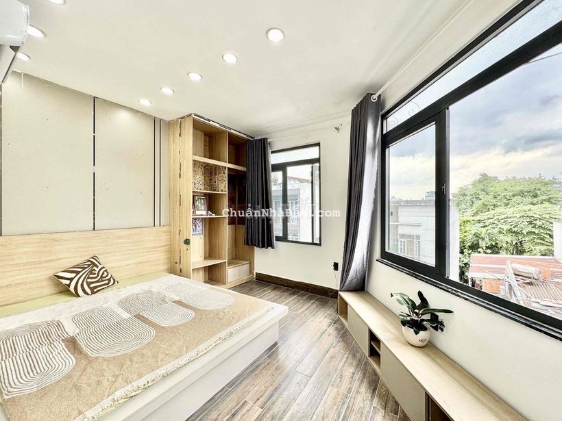 CHO THUÊ CĂN HỘ CỬA SỔ FULL NỘI THẤT GẦN CÔNG VIÊN LÀNG HOA - GÒ VẤP