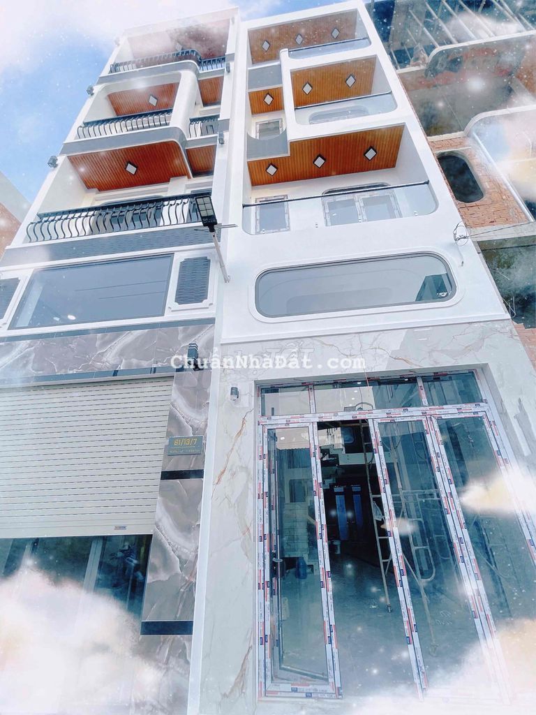 BÁN NHÀ - KDC VĨNH LỘC,NGUYỄN THỊ TÚ - 64M2 - 5TẦNG - HẺM Ô TÔ NHƯẠ 6M