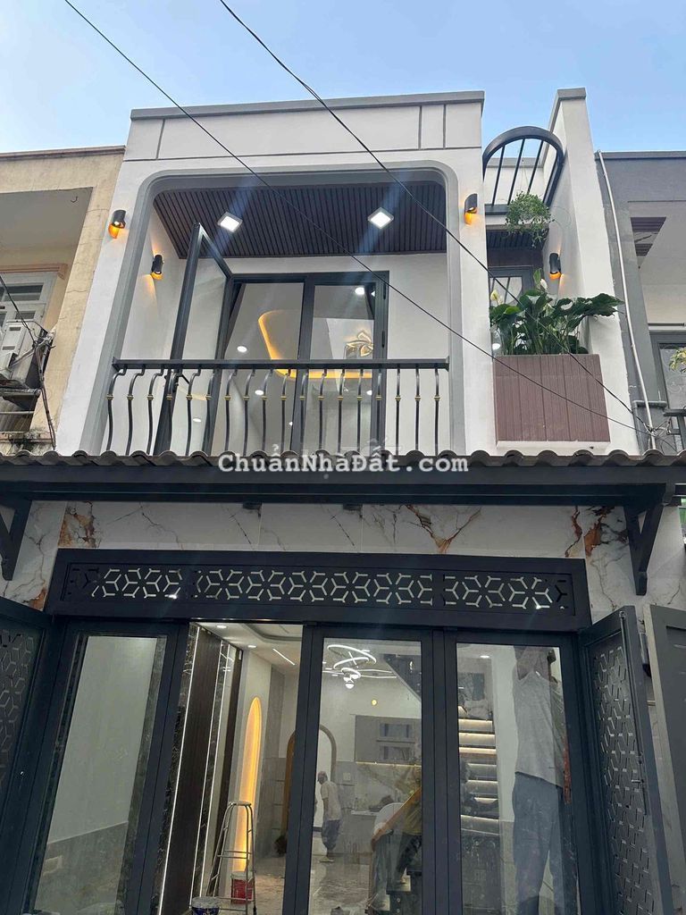 Nhà mới 4x14m 1 trệt 1 lầu 3PN 3WC - Sát Aeon Tân Phú