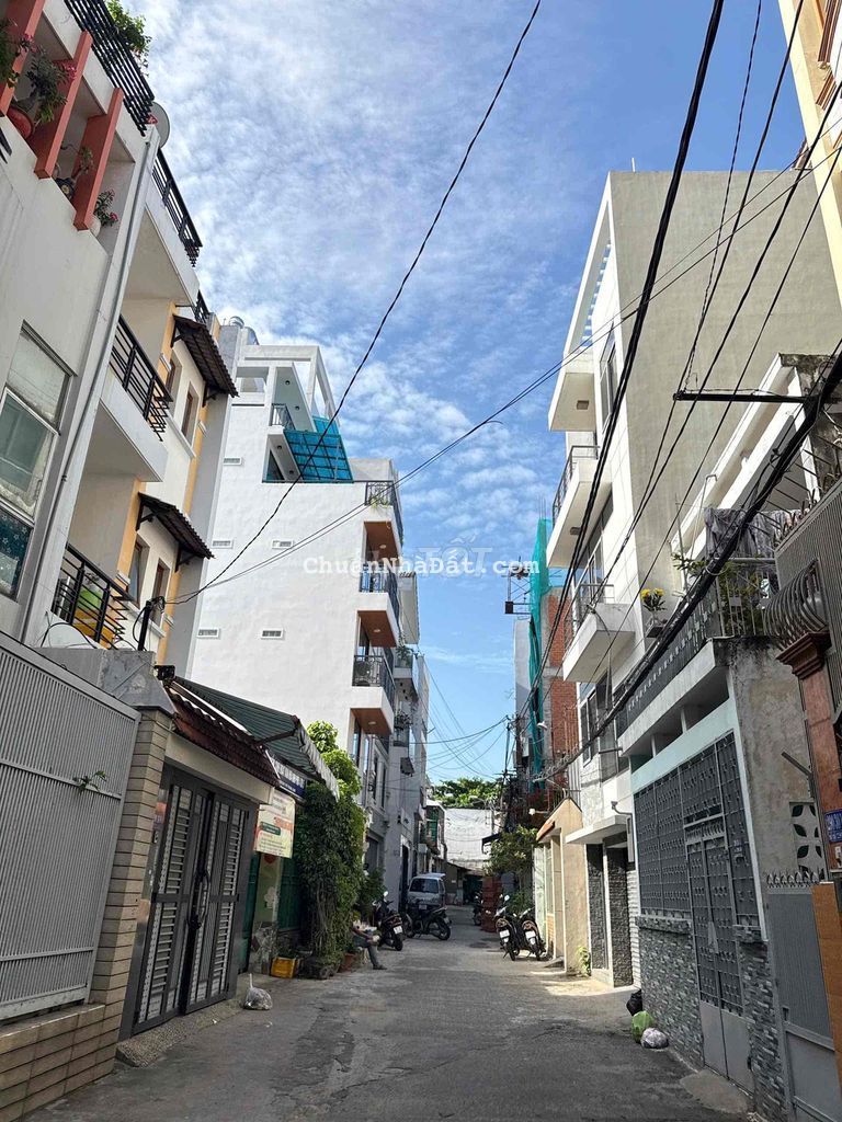 NƠ TRANG LONG - PHƯỜNG 12 - BÌNH THẠNH - 59M2 - 4 TẦNG - 5TỶ6