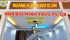 Nhà tuyệt đẹp, ngay Chợ Sáng Bùi M Trực P5,Q8 1trệt, 1lầu, 4,3m x12,5m