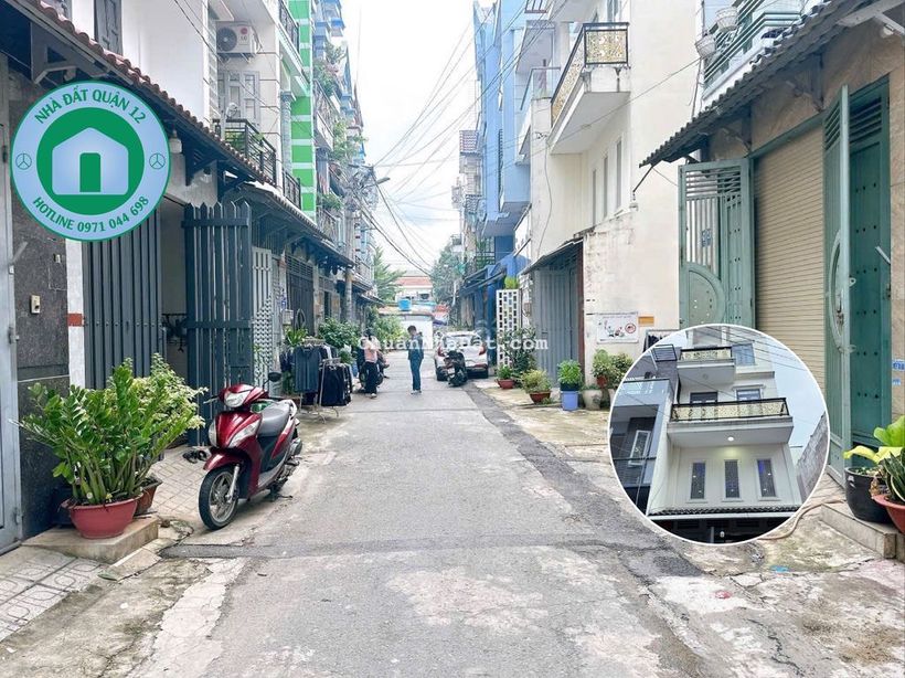 NHÀ 3 LẦU ĐẸP 1/ĐƯỜNG HT 13 PHƯỜNG HIỆP THÀNH QUẬN 12