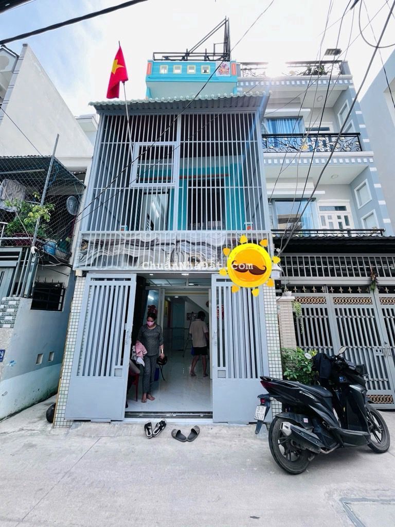 NHÀ ĐẸP 5 TẦNG, 50M2. 4 PN, HẺM XE HƠI, SHR, HOÀN CÔNG, NHỈNH 4T