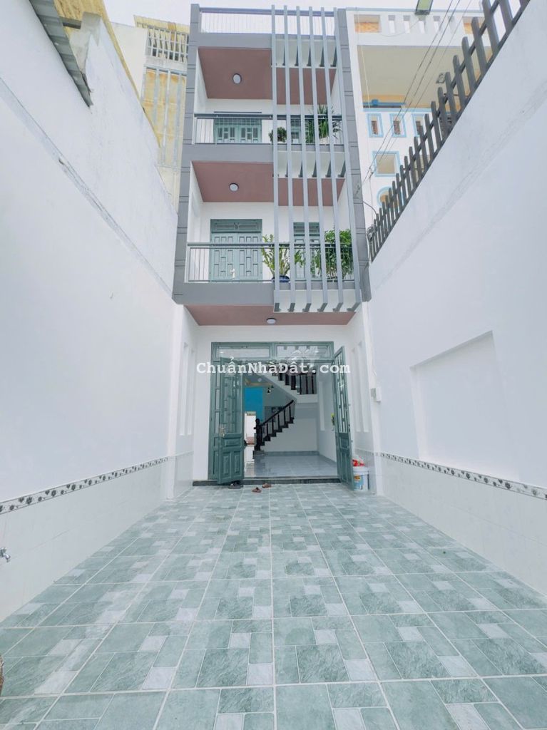 Nhà Phố Hiện Đại Mới Đẹp Sang Trệt+2Lầu TT Q12 Oto In Nhà 4PN Chỉ 5,9T