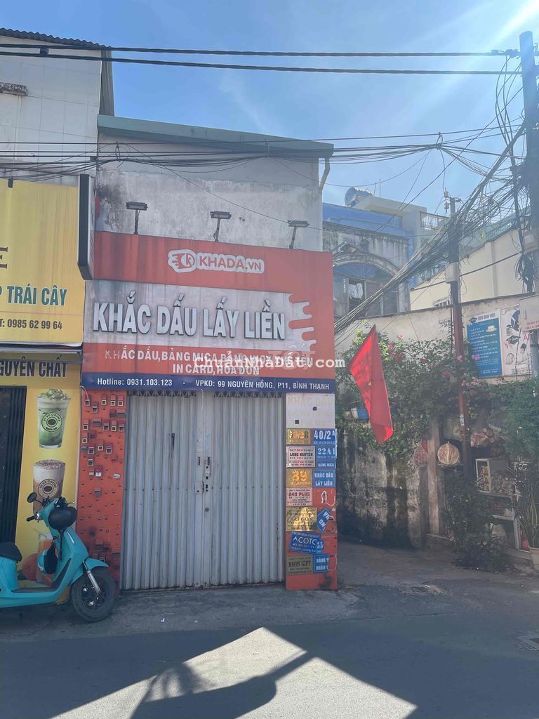 Cần cho thuê gấp nhà mặt tiền Nguyên Hồng p11. bình thạnh