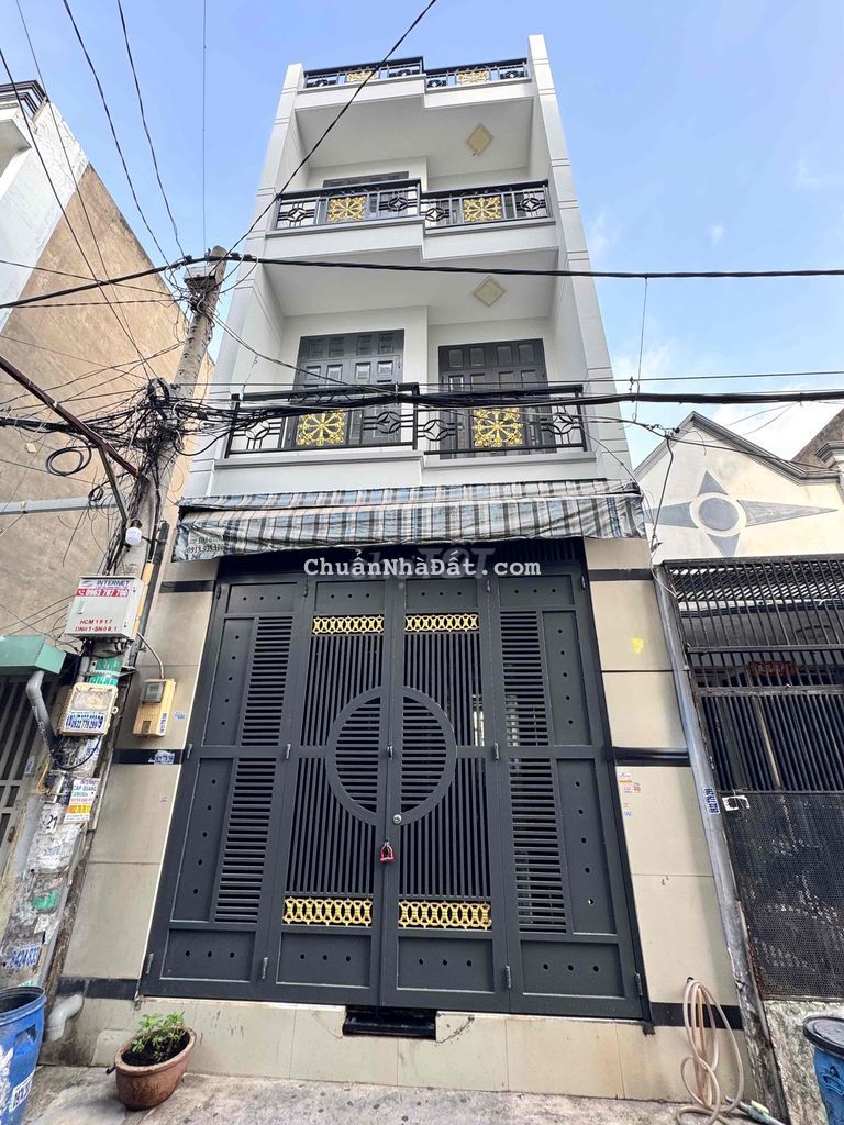 Nhà đẹp hẻm xe hơi 6m, 56m2, đường số 21, BHH A, Bình Tân, chỉ 4,5 tỷ