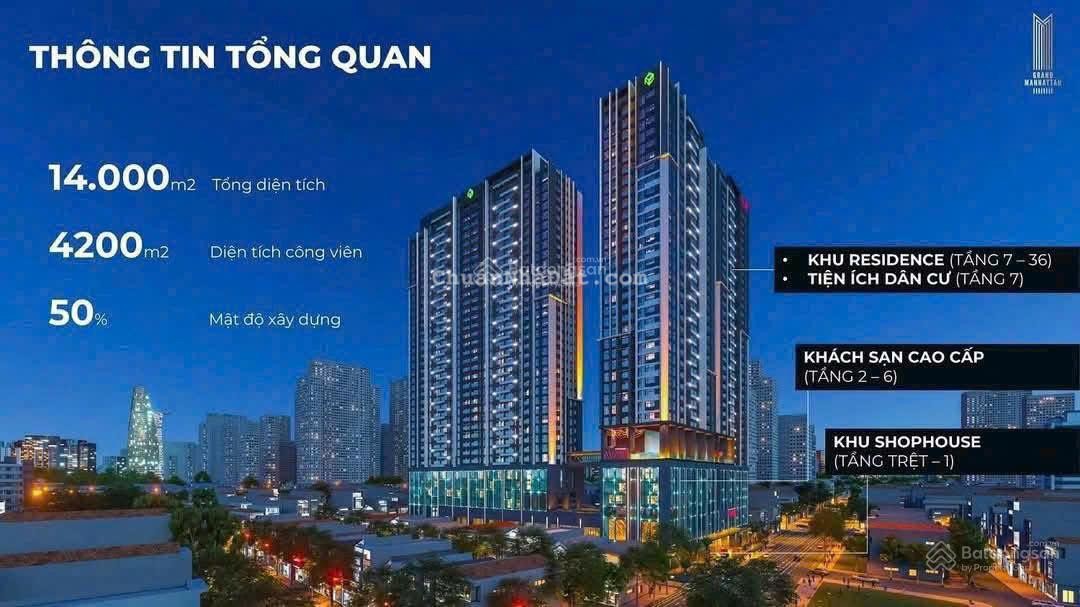 Hot deal căn hộ 2PN, 68.1m2 dự án The Grand Manhattan - căn hộ hạng sang giữa trái tim Sài Gòn