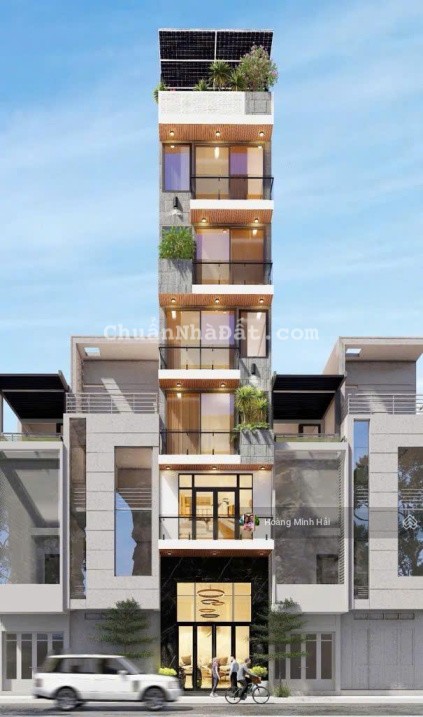 Bán NR Nam An Khánh, Đại Lộ TL, thang máy, điện NL mặt trời, ô tô vào nhà, DT 48m2x7T, 9.9 tỷ