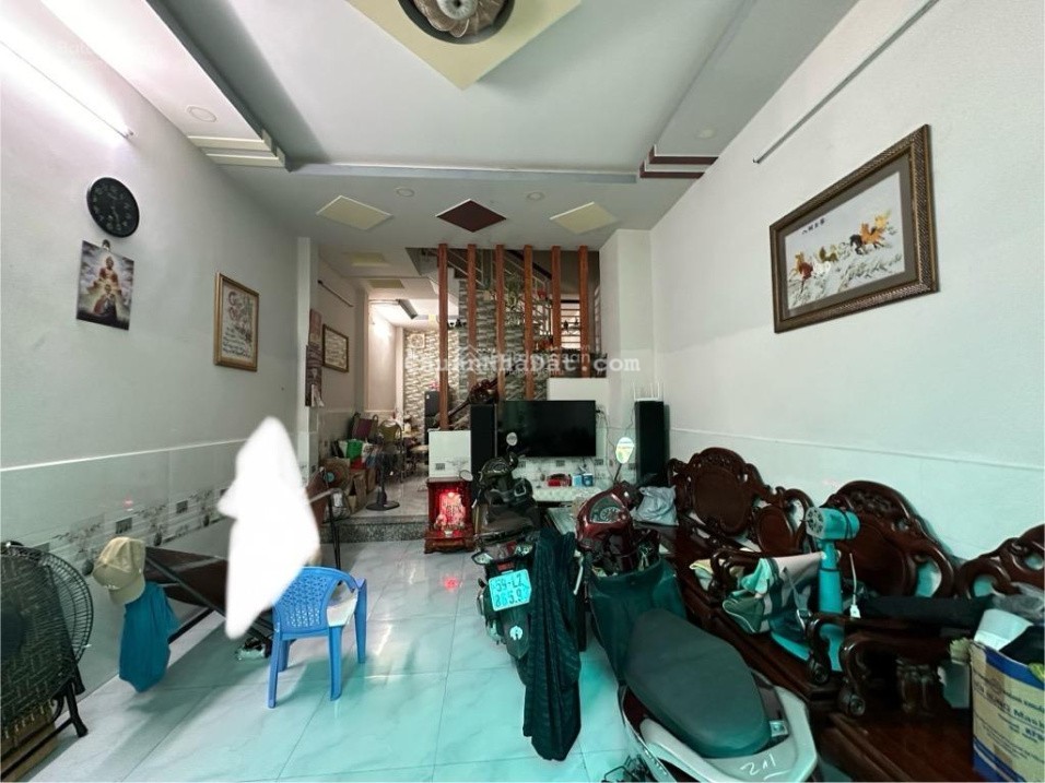 Nhà mặt tiền hẻm đường Âu Dương Lân P3 Quận 8