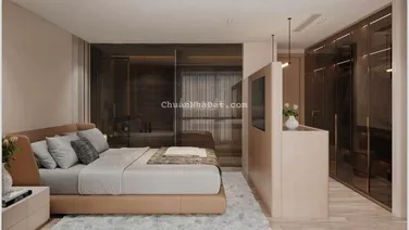 Căn duplex 2 tầng thông phòng khách đủ đồ đẹp view trực diện sông Hồng, cầu Nhật Tân giá 129tr/m2
