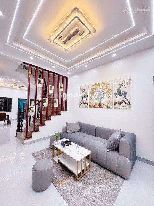 Bán nhà Lĩnh Nam 54m2x5T 5.2 tỷ: Oto đỗ cửa, SĐCC, 15m ra oto tránh, ngõ siêu rộng, nhà đẹp đỉnh!