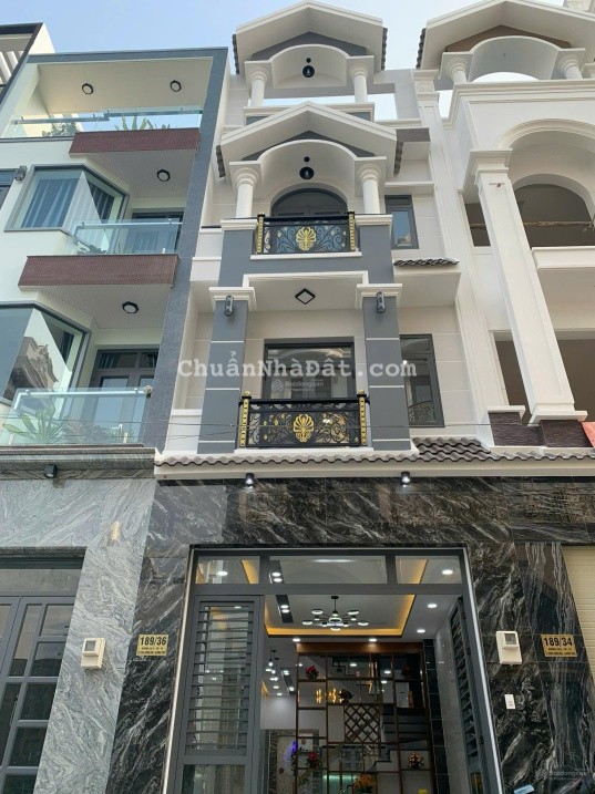 Bán nhà 1 trệt 2 lầu sân thượng gần Aeon Tân Phú, DT: 4x14 giá 7.3 tỷ