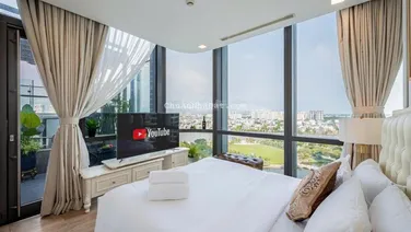Cho thuê căn hộ Sky Villa 3PN Landmark 81 view sông, decor sang trọng, giá tốt chỉ 65 tr/tháng TL