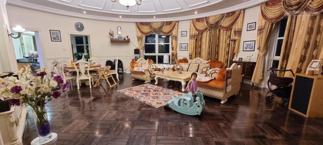 Cho thuê chung cư cao cấp The Manor - Mễ Trì - Nam Từ Liêm 260m2 5 ngủ 4 vệ sinh, full đồ. Giá 36tr