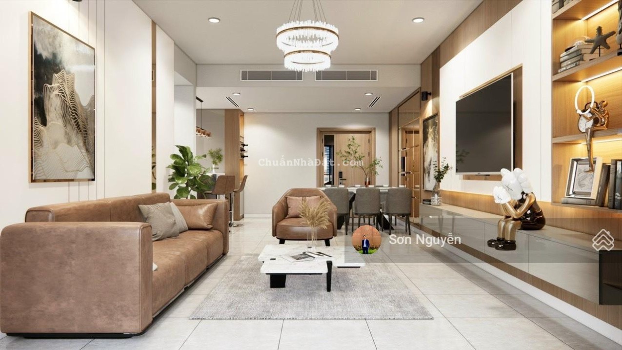 Cho thuê căn hộ 3PN full nội thất - tầng cao view trực diện sông & Landmark đẹp nhất The River