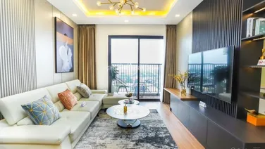 Căn góc 3PN - 104m2 full đồ, view sông và cầu, tầng trung số đẹp - đã có sổ đỏ, sẵn sàng giao dịch.