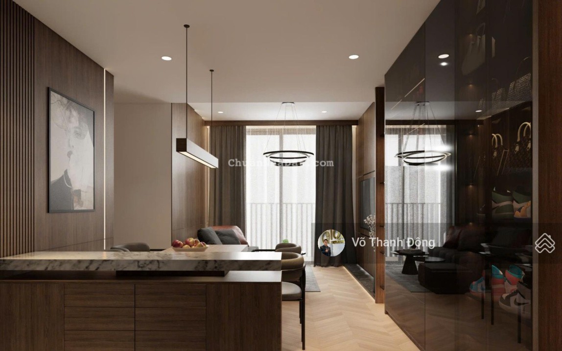 Bán 2 phòng ngủ góc 77m2 Lumiere Riverside, tầng cao, nội thất cao cấp nhập khẩu từ Châu Âu