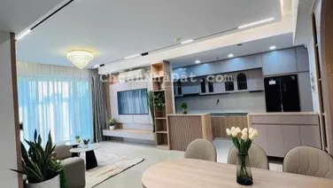 Cho thuê căn hộ 2PN tại chung cư Riverside Residence, full nội thất giá 16 triệu. LH: 0979 555 ***