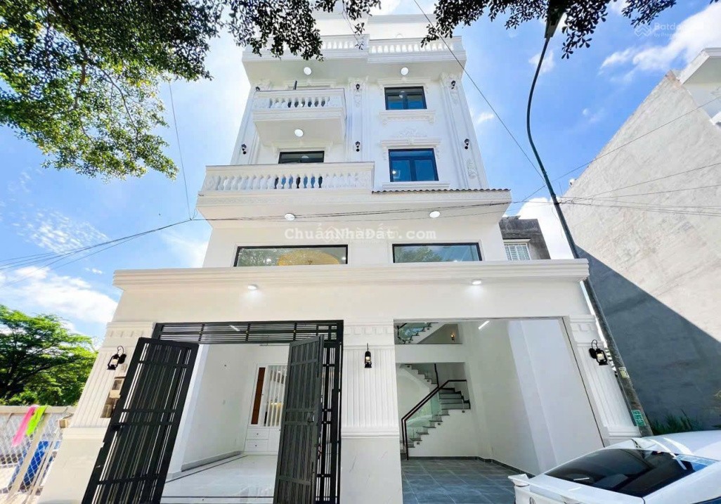 Bán Nhà Riêng Xây Mới 1 Trệt 1 lửng 2 lầu sân thượng, SHR, dọn vào ở ngay Tại Lê Văn Lương Nhơn Đức