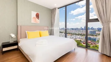 Cho thuê 3 phòng ngủ, 2WC, 95m2, full nội thất. Eco Green, View pháo hoa. Giá 22 triệu/tháng