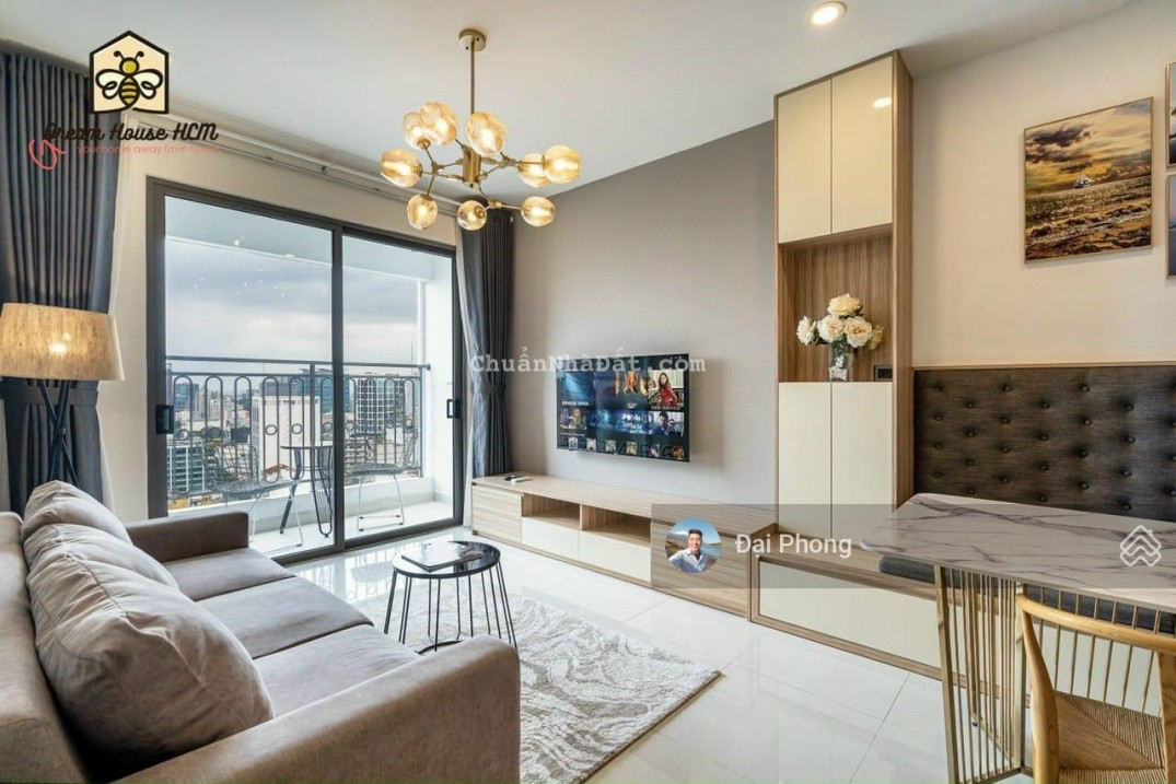 Hàng hiếm cho thuê gấp chung cư BMC Quận 1 - 3PN 2WC 13 tr/th - đầy đủ nội thất ở liền