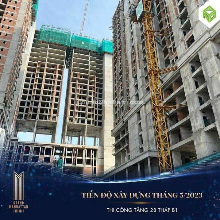 Bán nhanh căn hộ Grand Manhattan 3PN (90m2), Tây Nam, giá 13,7 tỷ, đang góp. LH: 0981 331 ***