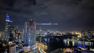 Bán căn hộ 3PN Saigon Royal diện tích 201m2, view sông Sài Gòn, tầng cao