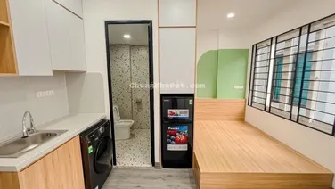 Bán toà CHDV Yên Lãng, 60m*6T, 15P KK, gần ô tô, MT 9.2m, ngõ thông, thang máy, PCCC,DT 90tr/th