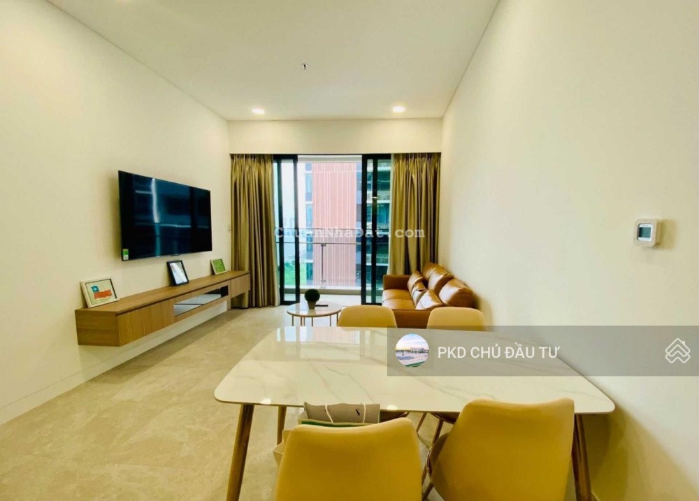 Cho thuê The Thủ Thiêm căn 94m2/2PN/2WC full nội thất mới 100% view trực diện sông giá 30tr/th