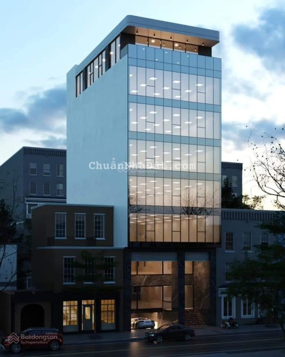 Bán tòa văn phòng 2 thoáng đường Nguyễn Hoàng - Dương Khuê, 120m2 x 10T MT 10m. 68 tỷ, ô tô tránh