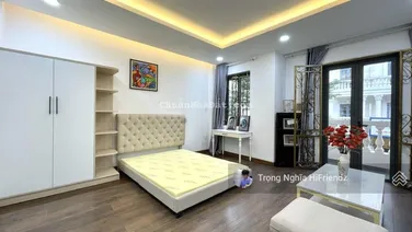 Cho thuê căn hộ 1 phòng ngủ tách bếp ban công full nội thất KDC Cityland Phan Văn Trị số 5 - Gò Vấp