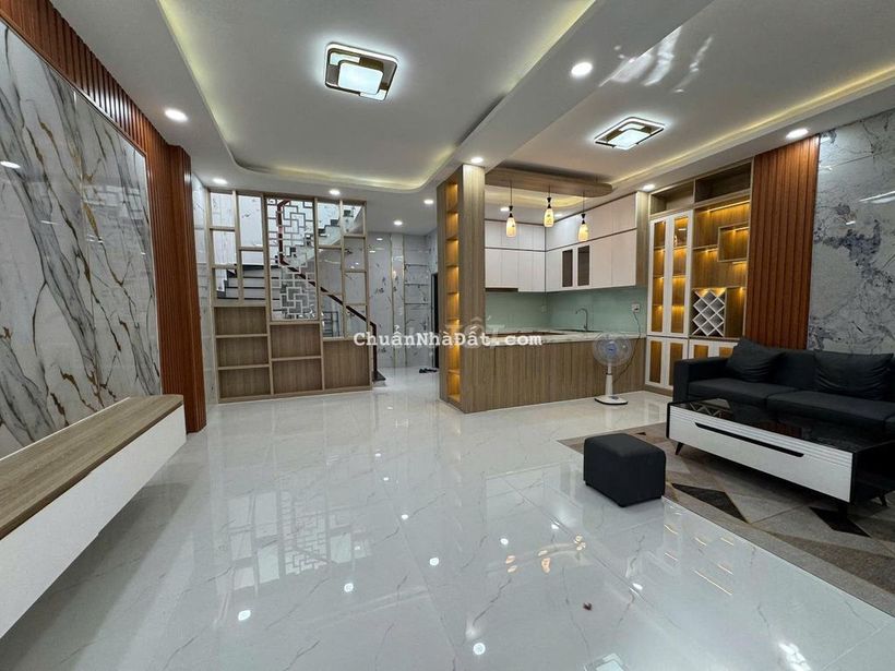 NHÀ MỚI Ở NGAY LÊ VĂN KHƯƠNG Q12 TRÊT LẦU BTCT