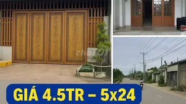 Mặt tiền kênh trung ương gần nữ dân công Cho Thuê