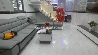 💥NHÀ ĐẸP Ở NGAY CĂN GÓC 2 MẶT HẺM THOÁNG MÁT. DT (4x12 )m2 Kết cấ