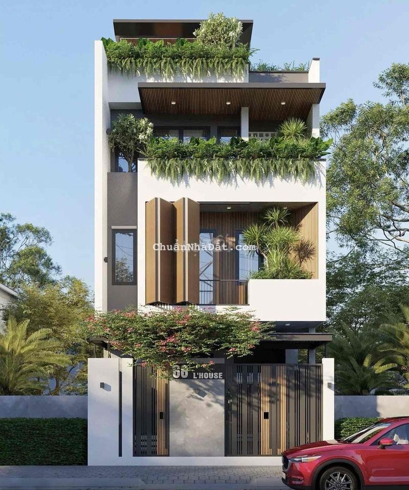 BÁN NHÀ MẶT TIỀN SANG TRỌNG GẦN CAO TỐC - 1 TRỆT 2 LẦU - 3 TỶ 6