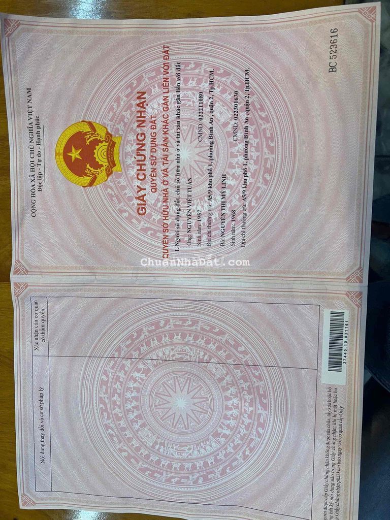 Cần bán nhà một trệt hai lầu