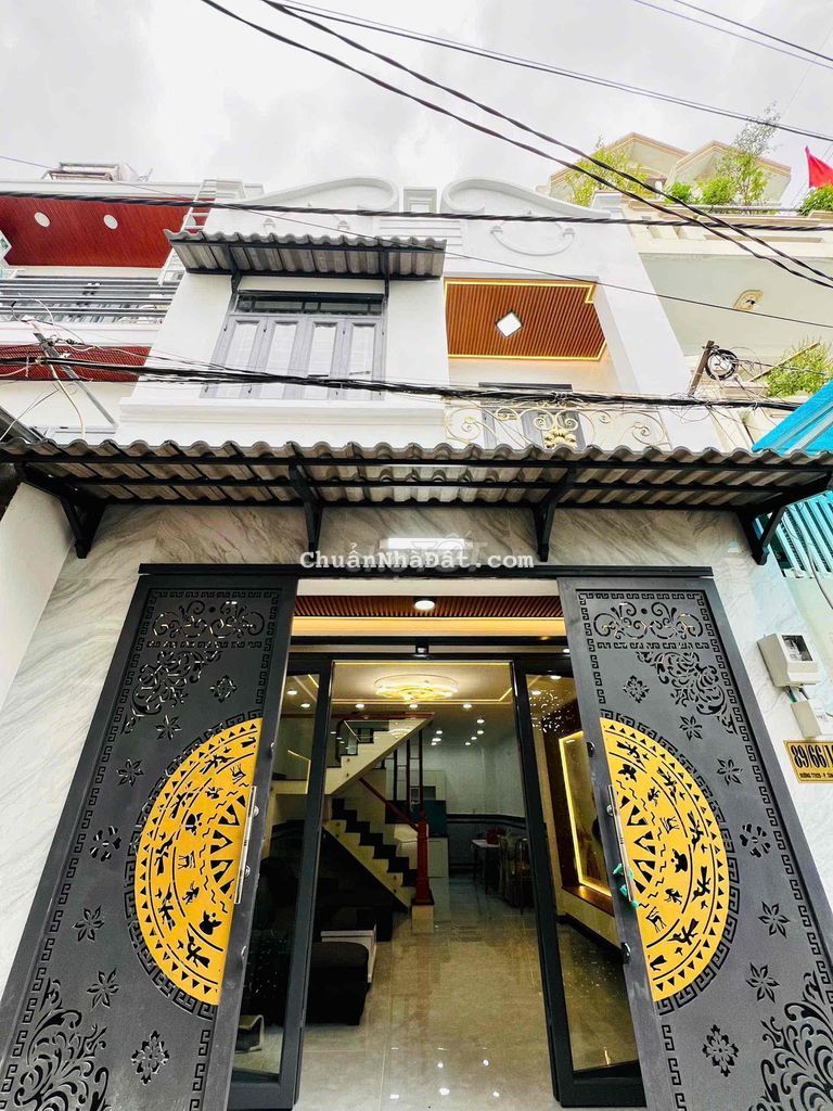 NHÀ PHỐ SIÊU ĐẸP NGAY CẦU VƯỢT TÂN THỚI HIỆP . 4.5x11. ĐÚC 1 LẦU HXH