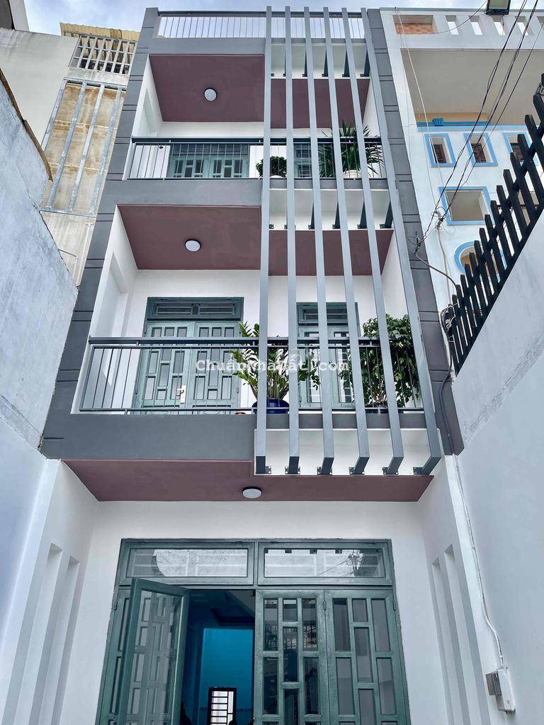 BÁN NHÀ 3 TẦNG ĐÚC HẺM XE HƠI NGUYỄN THỊ BÚP Q12 GIÁ RẺ 5,9 TỶ